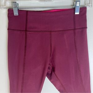 Lululemon Athletica Burgundy Leggings